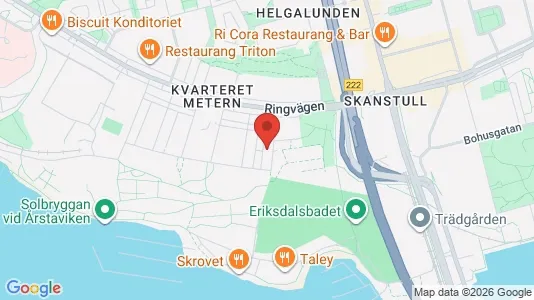 Lägenheter att hyra i Södermalm - kort over placeringen