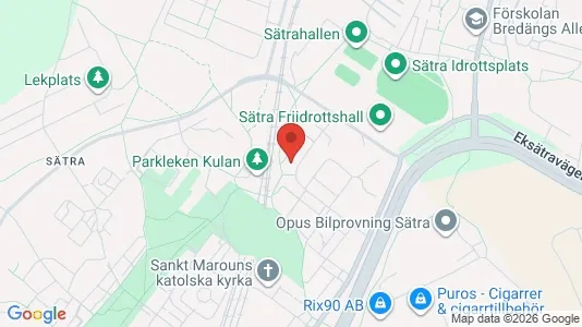 Lägenheter att hyra i Söderort - kort over placeringen