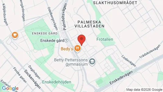 Lägenheter att hyra i Hammarbyhamnen - kort over placeringen