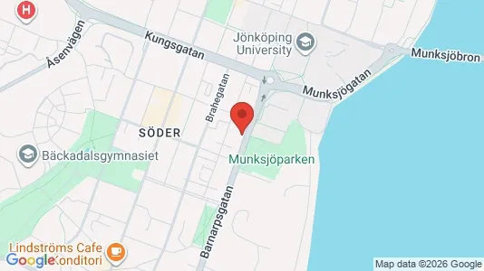 Lägenheter att hyra i Jönköping - kort over placeringen