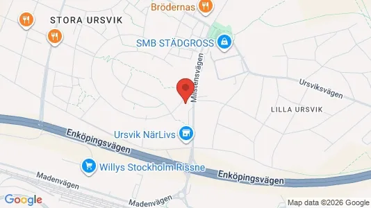 Lägenheter att hyra i Sundbyberg - kort over placeringen