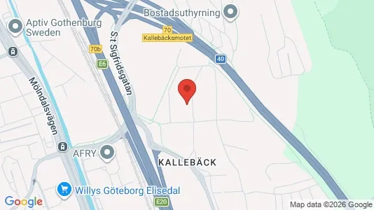 Lägenheter att hyra i Örgryte-Härlanda - kort over placeringen