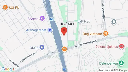 Lägenheter att hyra i Söderort - kort over placeringen