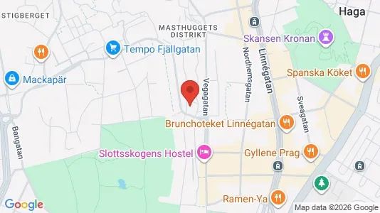 Lägenheter att hyra i Göteborg Centrum - kort over placeringen