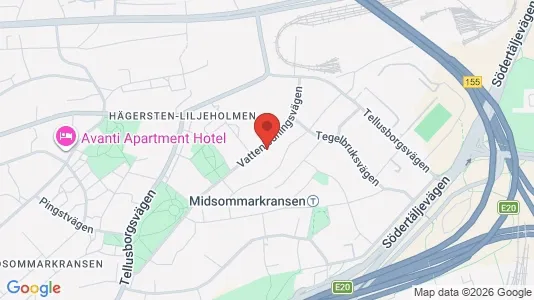 Lägenheter att hyra i Söderort - kort over placeringen