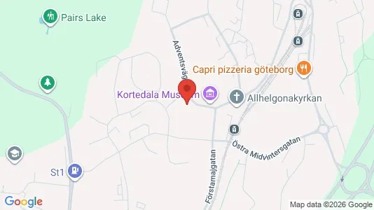 Lägenheter att hyra i Göteborg Östra - kort over placeringen