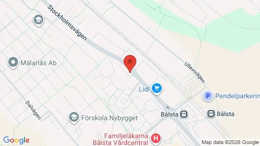 Lägenheter att hyra i Håbo - kort over placeringen
