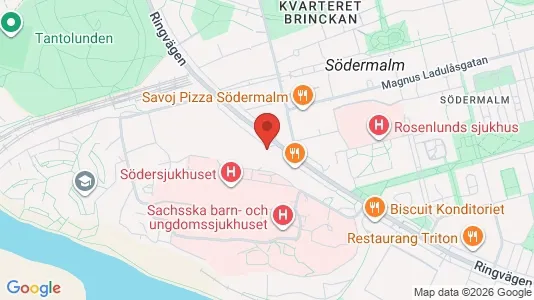 Lägenheter att hyra i Södermalm - kort over placeringen