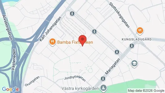 Lägenheter att hyra i Majorna-Linné - kort over placeringen