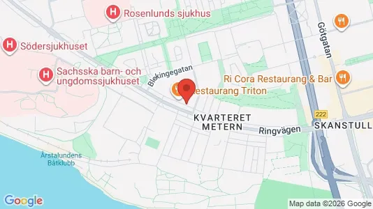 Lägenheter att hyra i Södermalm - kort over placeringen