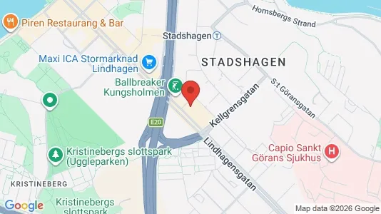 Lägenheter att hyra i Kungsholmen - kort over placeringen