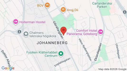 Lägenheter att hyra i Johanneberg - kort over placeringen