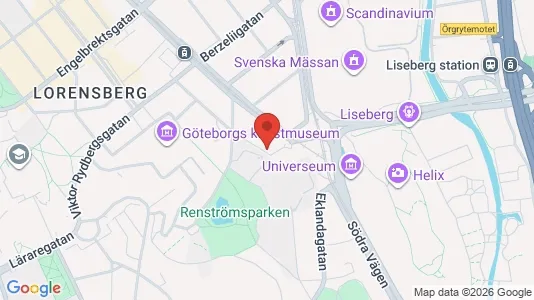 Lägenheter att hyra i Johanneberg - kort over placeringen