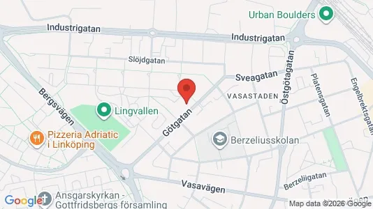 Lägenheter att hyra i Linköping - kort over placeringen