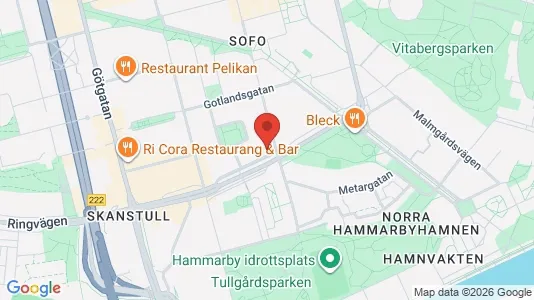 Lägenheter att hyra i Södermalm - kort over placeringen