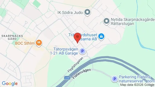 Lägenheter att hyra i Söderort - kort over placeringen