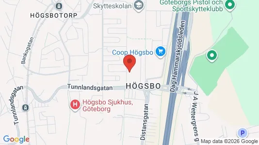 Lägenheter att hyra i Majorna-Linné - kort over placeringen