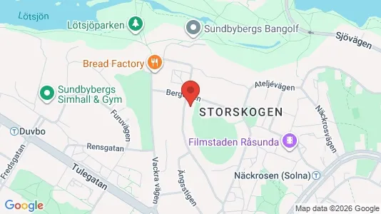 Lägenheter att hyra i Sundbyberg - kort over placeringen