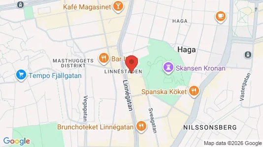 Lägenheter att hyra i Göteborg Centrum - kort over placeringen