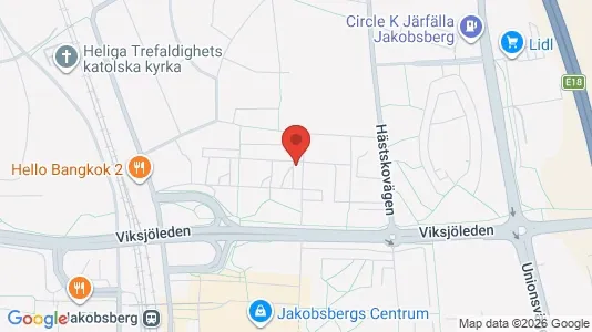 Lägenheter att hyra i Järfälla - kort over placeringen