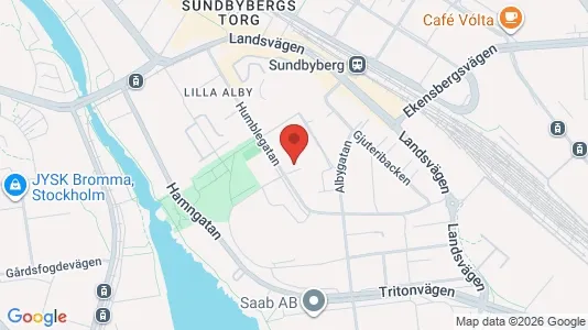 Lägenheter att hyra i Sundbyberg - kort over placeringen
