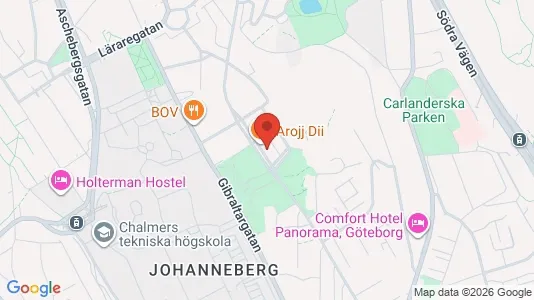 Lägenheter att hyra i Johanneberg - kort over placeringen
