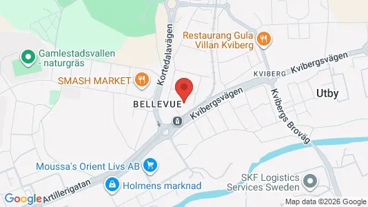 Lägenheter att hyra i Göteborg Östra - kort over placeringen