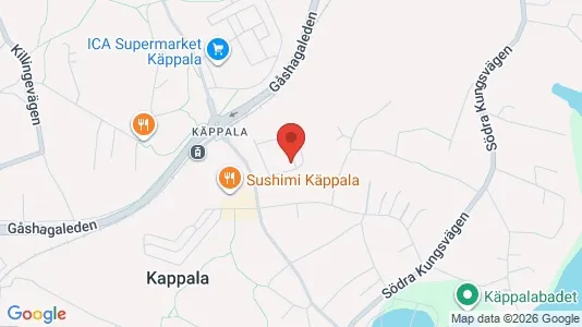 Lägenheter att hyra i Lidingö - kort over placeringen