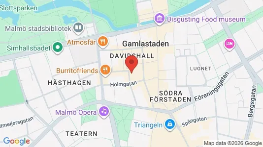 Lägenheter att hyra i Malmö Centrum - kort over placeringen