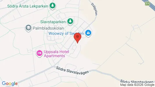 Lägenheter att hyra i Uppsala - kort over placeringen