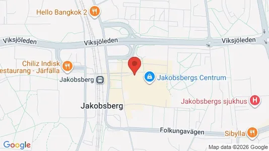 Lägenheter att hyra i Järfälla - kort over placeringen