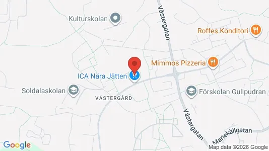 Lägenheter att hyra i Södertälje - kort over placeringen