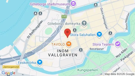 Lägenheter att hyra i Göteborg Centrum - kort over placeringen