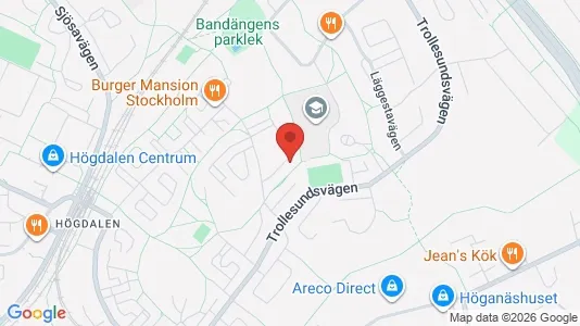 Lägenheter att hyra i Söderort - kort over placeringen