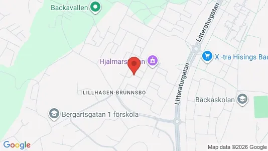 Lägenheter att hyra i Norra hisingen - kort over placeringen