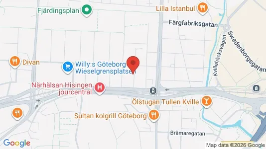 Lägenheter att hyra i Lundby - kort over placeringen