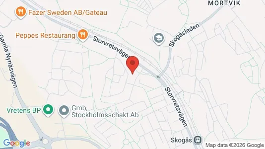 Lägenheter att hyra i Huddinge - kort over placeringen
