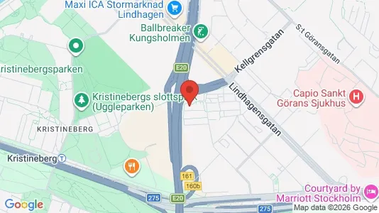 Lägenheter att hyra i Kungsholmen - kort over placeringen