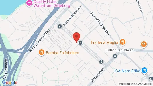Lägenheter att hyra i Majorna-Linné - kort over placeringen