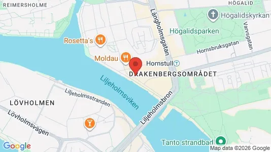 Lägenheter att hyra i Södermalm - kort over placeringen