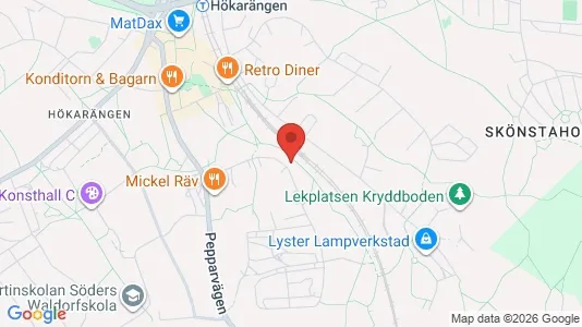 Lägenheter att hyra i Söderort - kort over placeringen