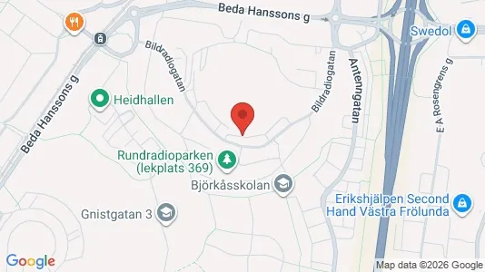Lägenheter att hyra i Askim-Frölunda-Högsbo - kort over placeringen