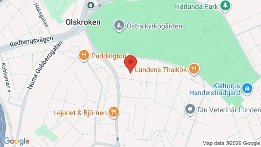 Lägenheter att hyra i Örgryte-Härlanda - kort over placeringen