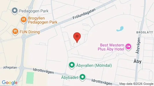 Lägenheter att hyra i Mölndal - kort over placeringen