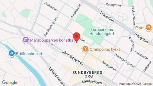 Lägenheter att hyra i Sundbyberg - kort over placeringen