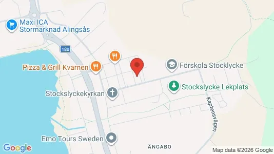 Lägenheter att hyra i Alingsås - kort over placeringen