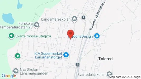 Lägenheter att hyra i Västra hisingen - kort over placeringen