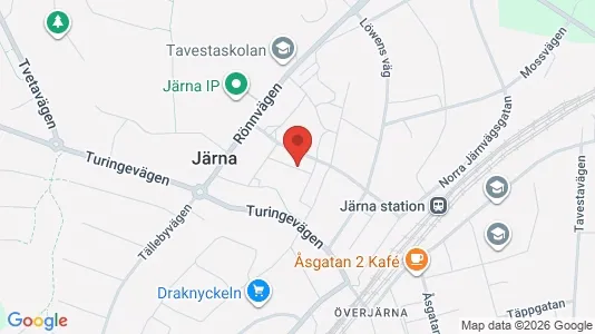 Lägenheter att hyra i Södertälje - kort over placeringen