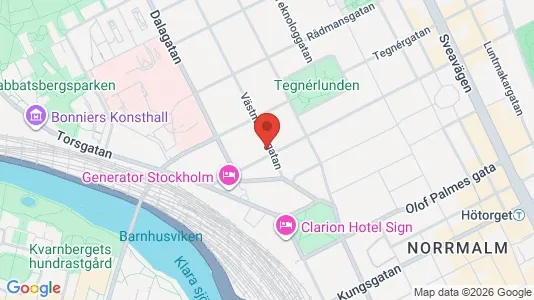 Lägenheter att hyra i Stockholm Innerstad - kort over placeringen