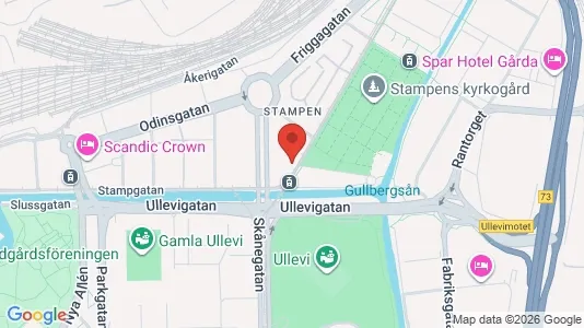 Lägenheter att hyra i Göteborg Centrum - kort over placeringen